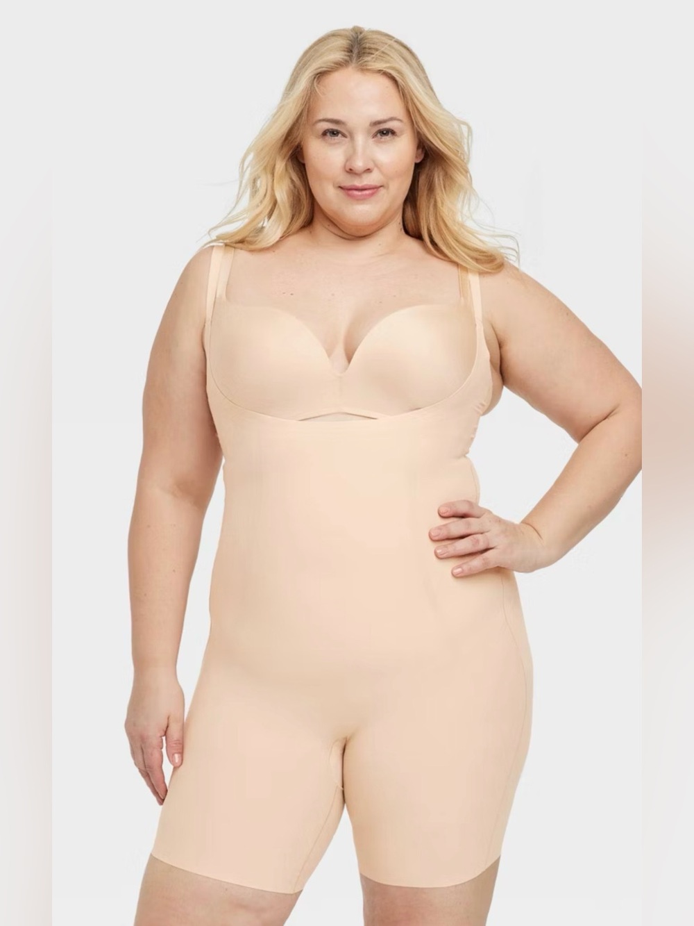 AUDEN Firm Sculpting Mid-Thigh Bodysuit